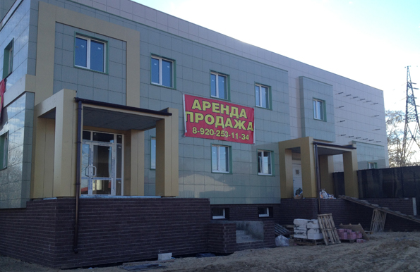 Monolithic four-storeyed administration building construction in Nizhny Novgorod
