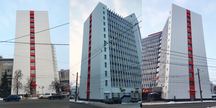 Капитальный ремонт фасада здания 2-ая очередь «Управление горьковской железной дороги»