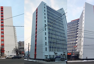 Капитальный ремонт фасада здания 1-ая очередь «Управление горьковской железной дороги»
